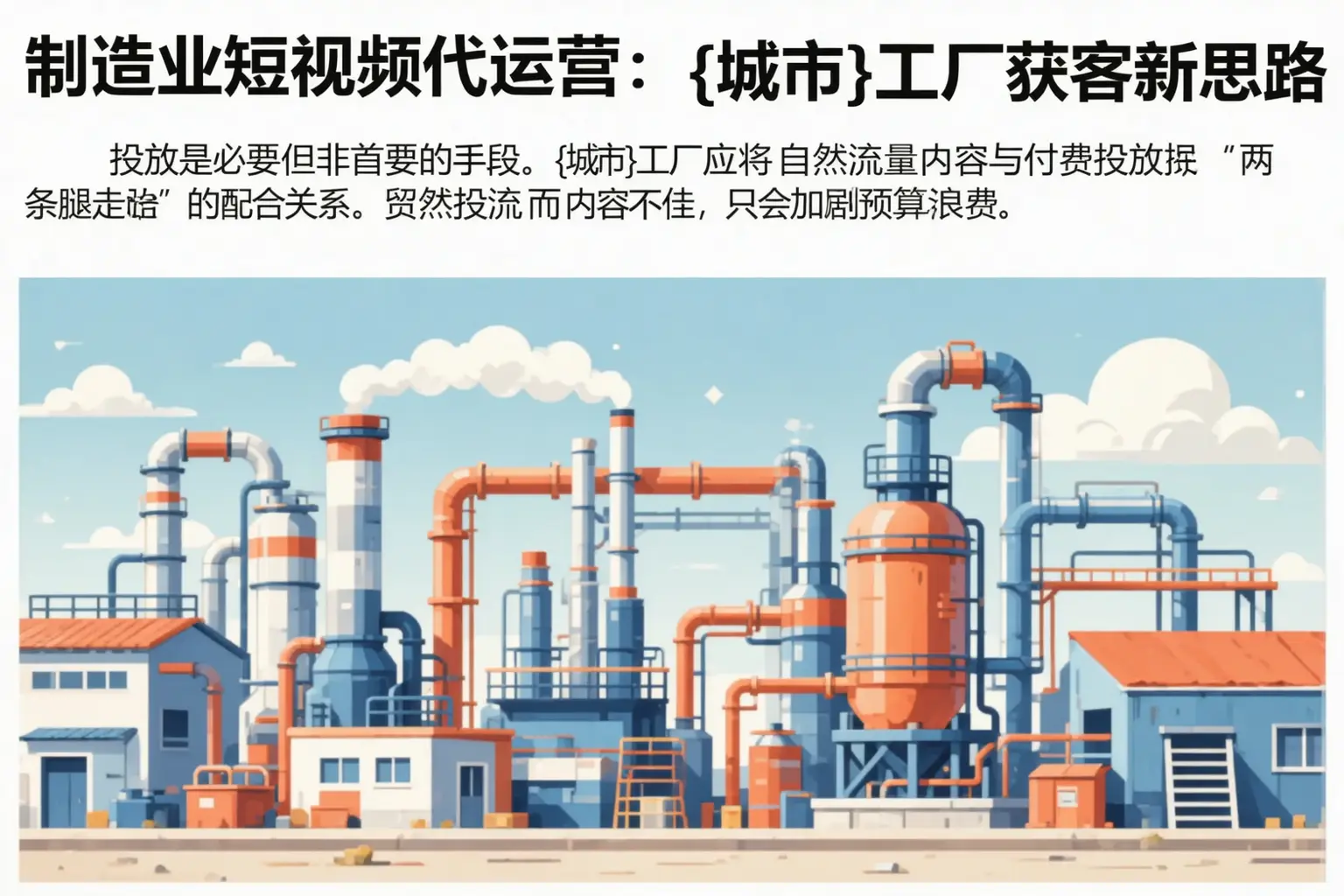 制造业短视频代运营:合肥工厂获客新思路