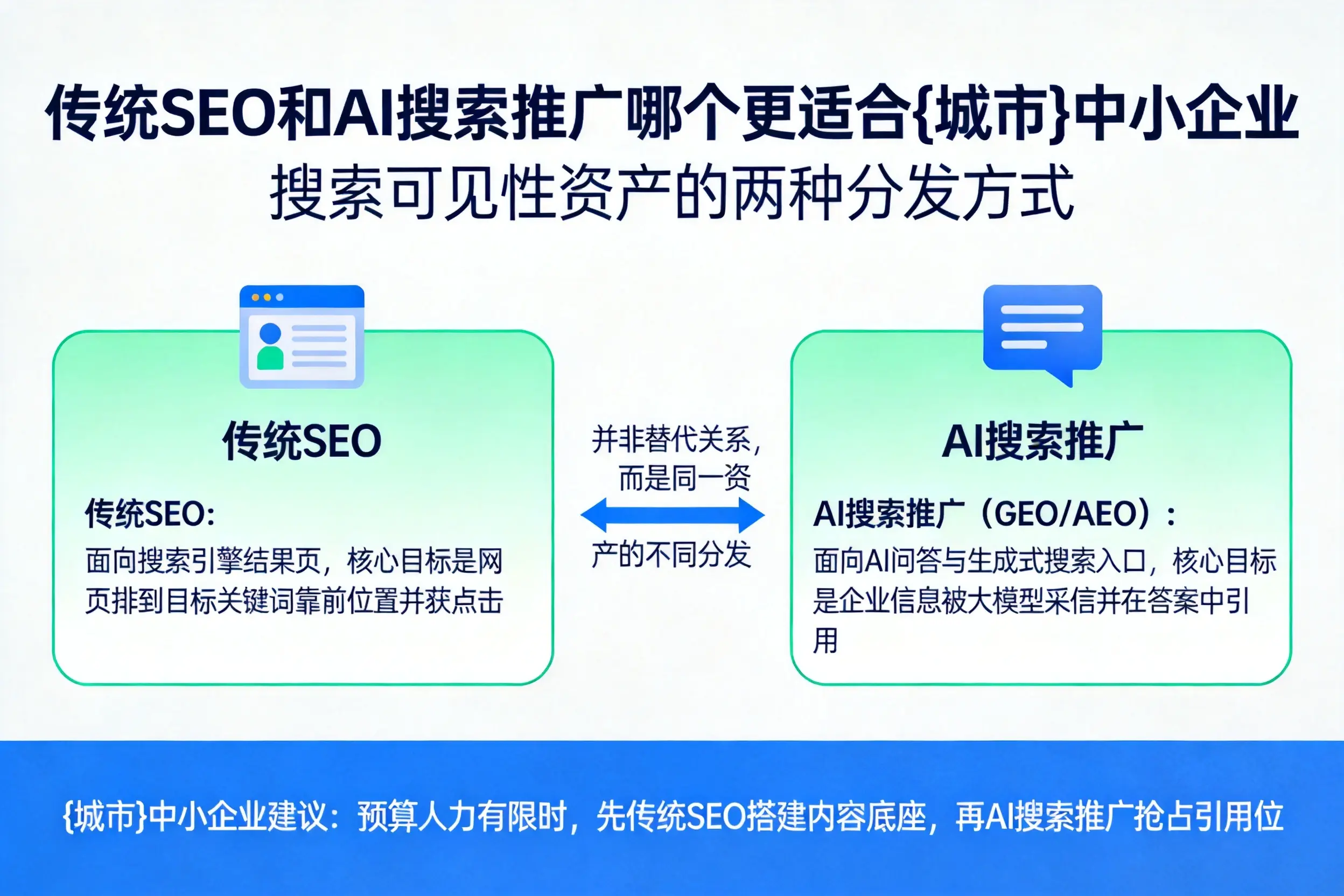 传统SEO和AI搜索推广哪个更适合合肥中小企业