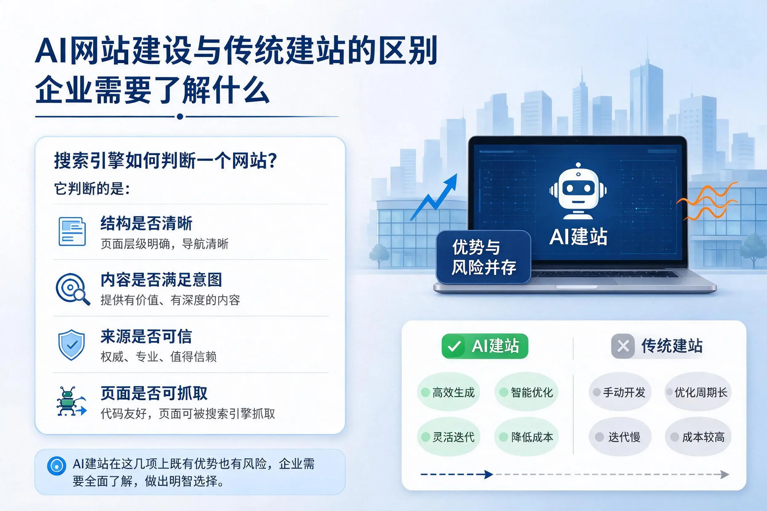 AI网站建设与传统建站的区别,合肥企业需要了解什么